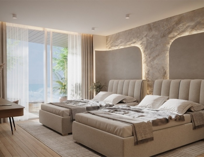 4-х местный 3-х комн. - Президентский Люкс с видом на море - Отель «Miracleon Dusit Thani Resort & Spa Anapa Miracleon 5* (Дусит)» Анапа